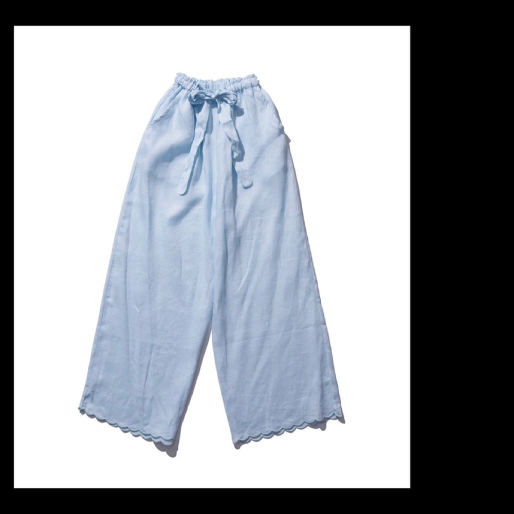 Innika Choo Helen Back Seafoam Blue Pants